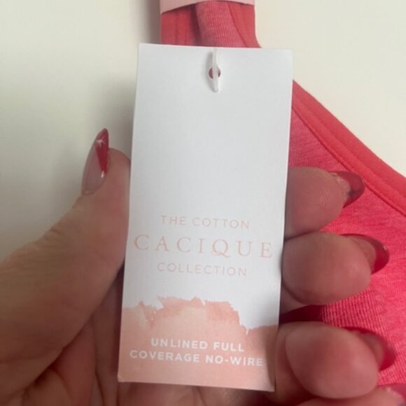 NWT Lane Bryant/Cacique Unlined Full Coverage No Wire Bra Size 44B - Picture 6 of 6